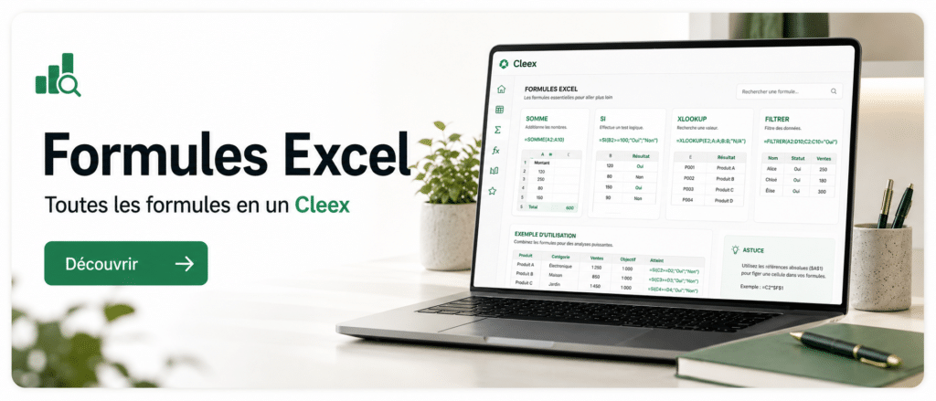 Toutes les formules Microsoft Excel